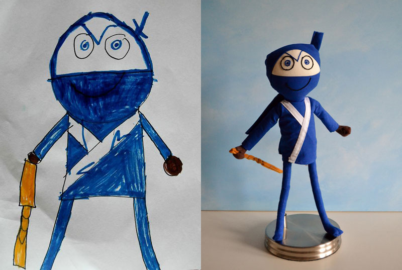 turning kids drawings into plush toys by childs own studio wendy tsao (1)