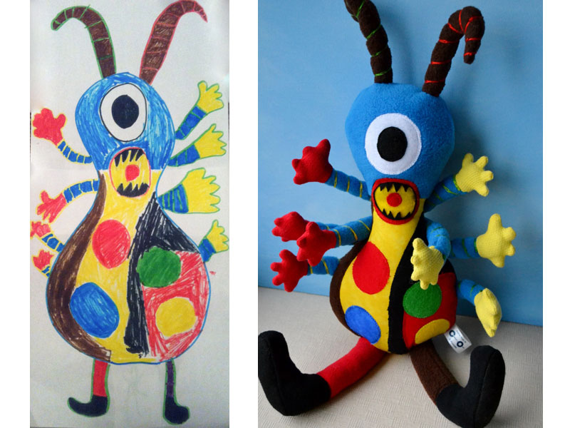 turning kids drawings into plush toys by childs own studio wendy tsao (10)