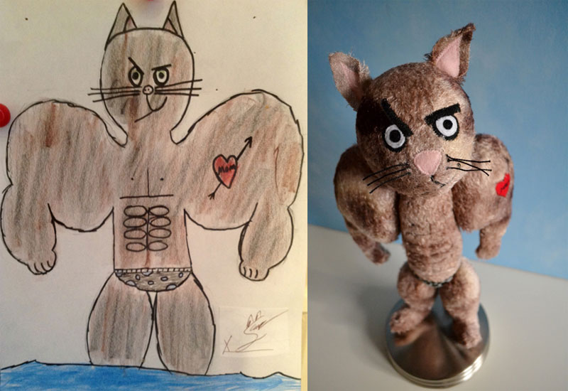 turning kids drawings into plush toys by childs own studio wendy tsao (6)