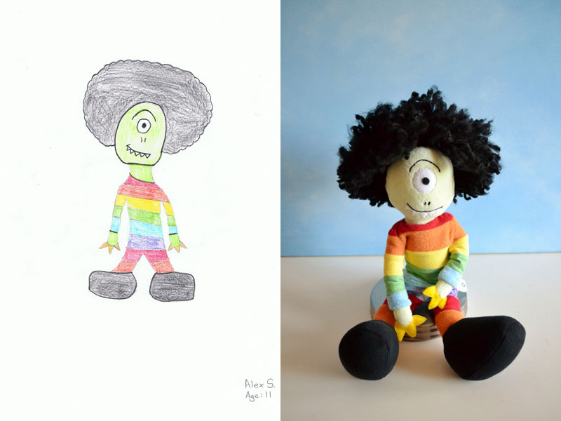 turning kids drawings into plush toys by childs own studio wendy tsao (7)