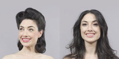 100 Years of Hair and Makeup in a Single Minute