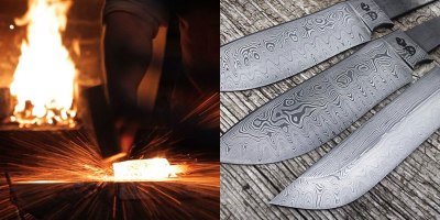Blacksmith Forges 320 Layer Damascus Steel Blade