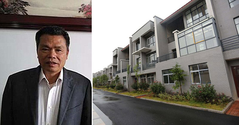 Chinese Millionaire Returns to Village, Builds Residents Free Luxury Homes for their Kindness Growing Up