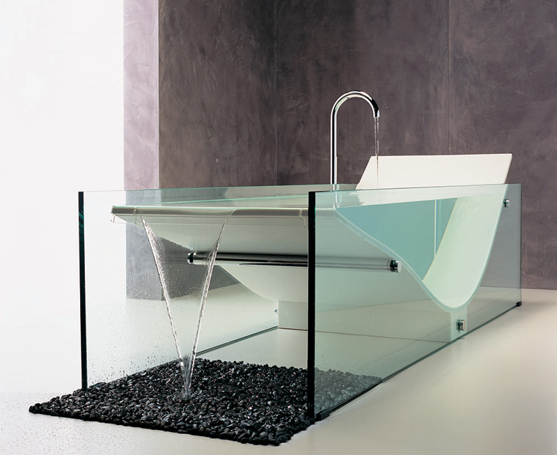 corbusier-inspired chaise bathtub le cob bath by omvivo