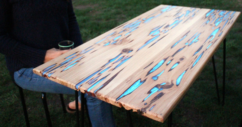 Glow-in-the-Dark Dining Table Timelapse