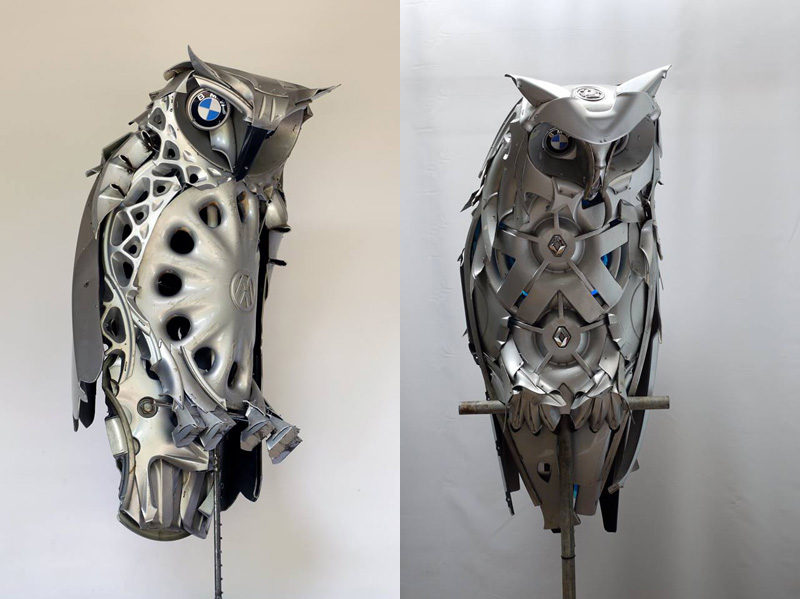 hubcap animal sculptures by ptolemy elrington (17)
