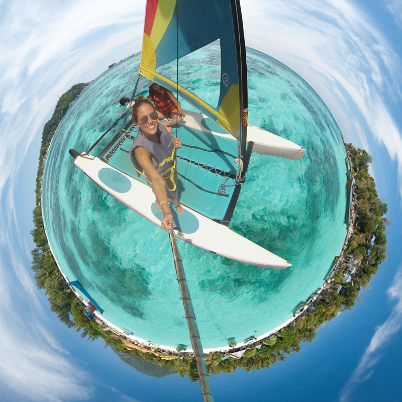 sailing on a tiny planet panorama by stephanie alexis Picture of the Day: Sailing Through a Tiny Planet Panorama