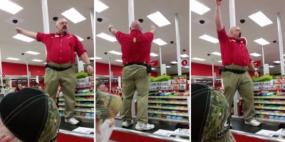 Target Manager Channels His Inner Spartan for Black Friday