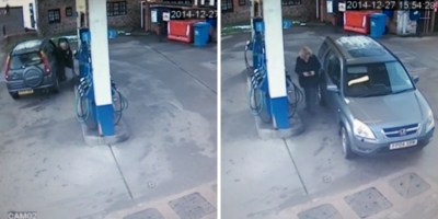 This Woman Can't Figure Out How to Line Up Her Gas Cap with the Gas Pump