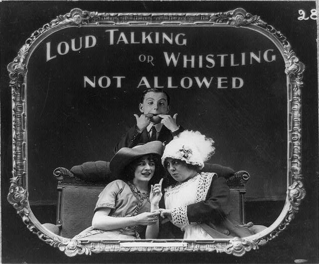 14 Vintage Movie Theatre Etiquette Posters from 1912 (8)