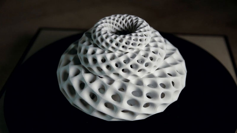 3D Printed Fibonacci Zoetrope Sculptures by John Edmark (1)