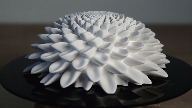 3D Printed Fibonacci Zoetrope Sculptures by John Edmark (3)
