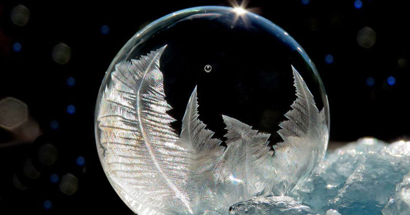 What Happens When You Blow Soap Bubbles in Freezing Cold Weather