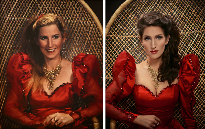 Artists Recreates Six Generations of Family Portraits Dating Back 200 Years