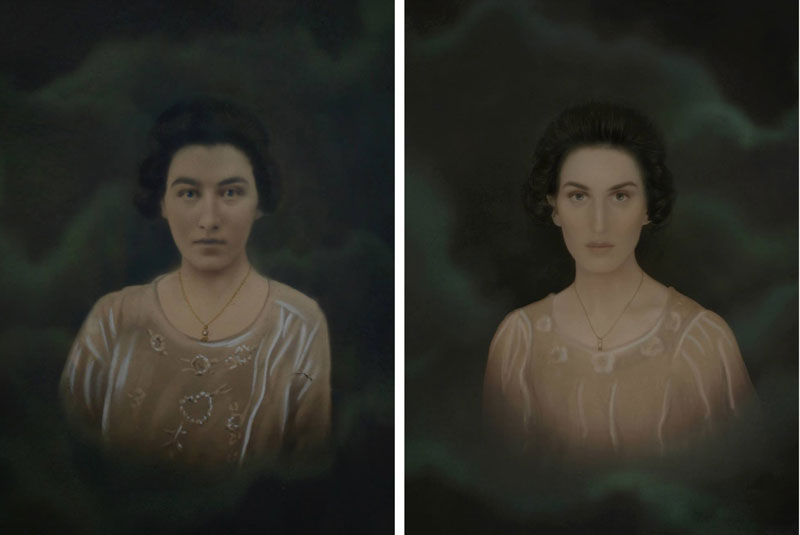 christine mcconnell Recreates Six Generations of Family Portraits Dating Back 200 Years (4)