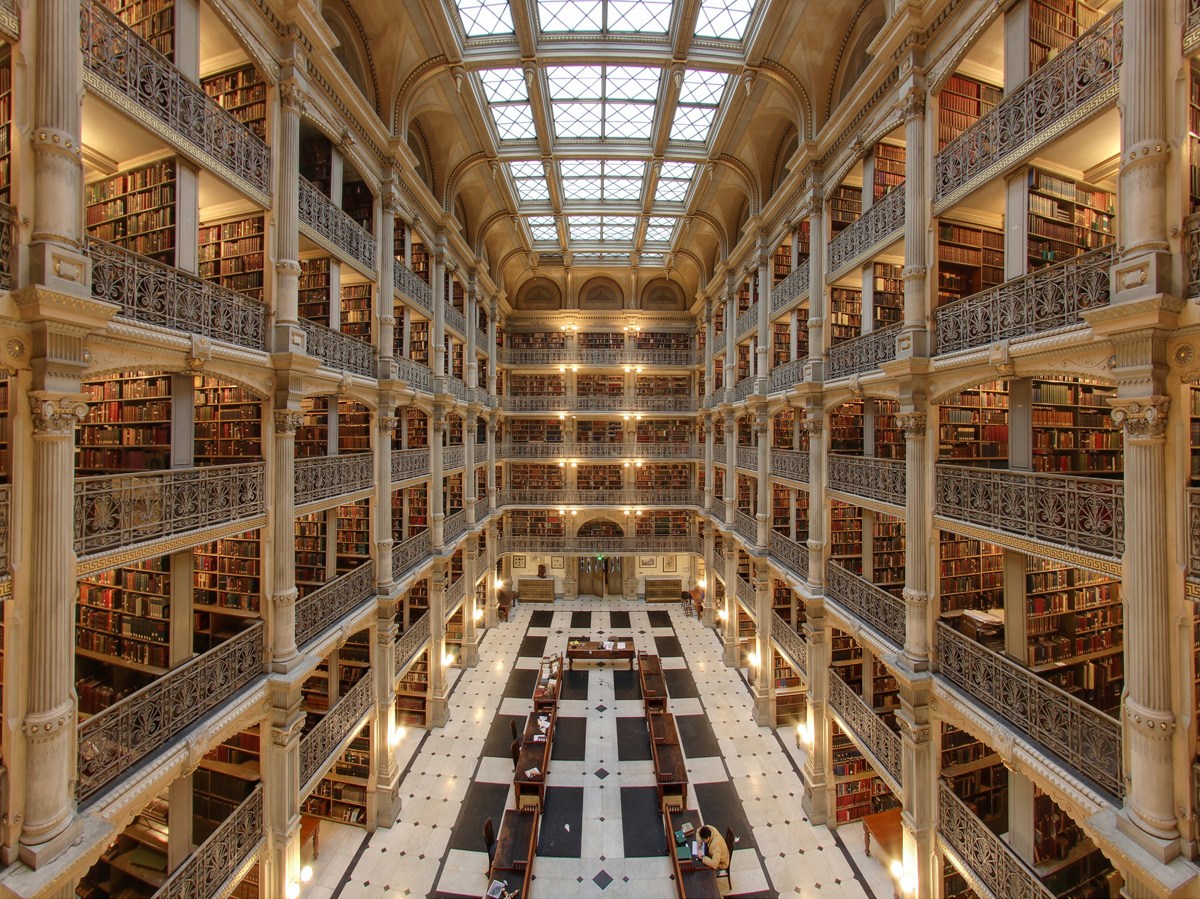 Picture of the Day: Inside Baltimore’s George Peabody Library ...