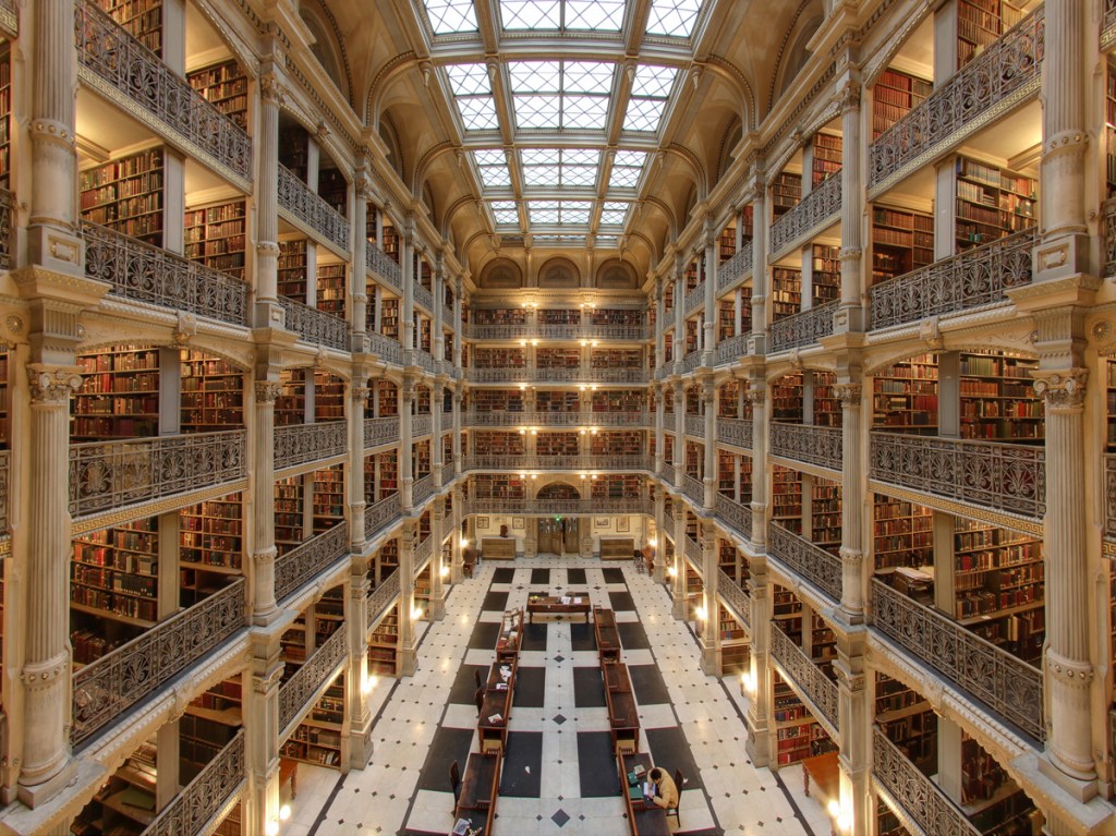 Picture of the Day: Inside Baltimore's George Peabody Library