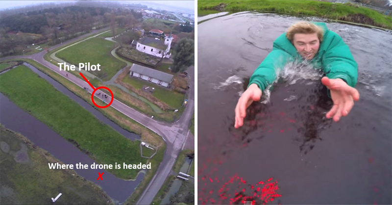 This Guy's First Day with His Drone Was an Eventful One