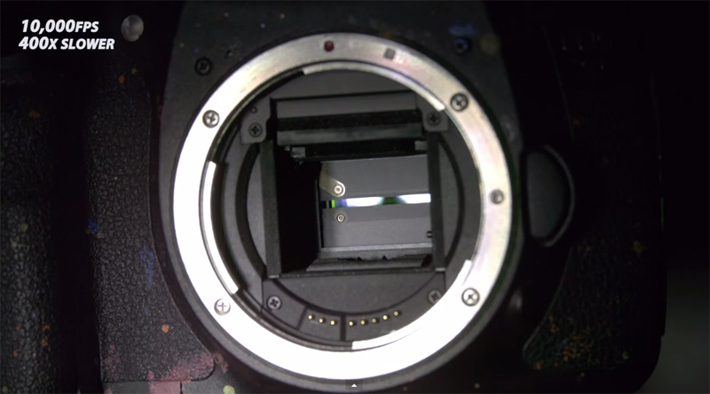 Seeing How a Camera Shutter Works at 10,000 FPS