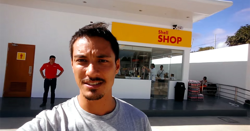 Guy Stumbles Across a Luxury Bathroom at a Shell Station in the Philippines