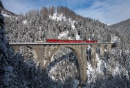 Picture of the Day: Winter at the Wiesen Viaduct