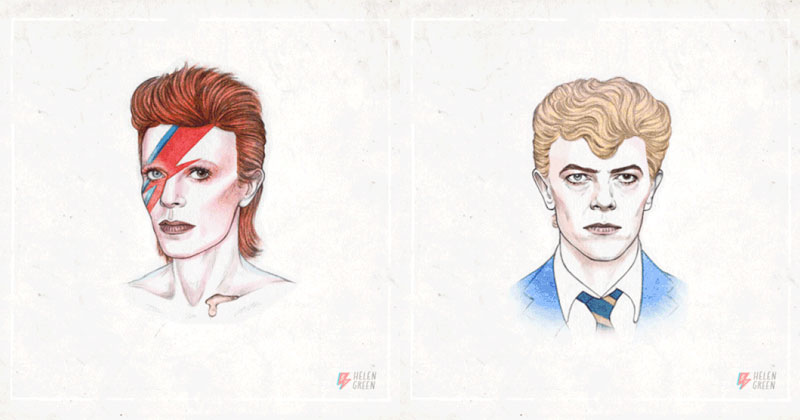 David Bowie Through the Years