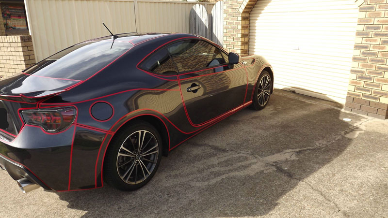 Guy Makes Tron Car Using Reflective Vinyl Tape TwistedSifter