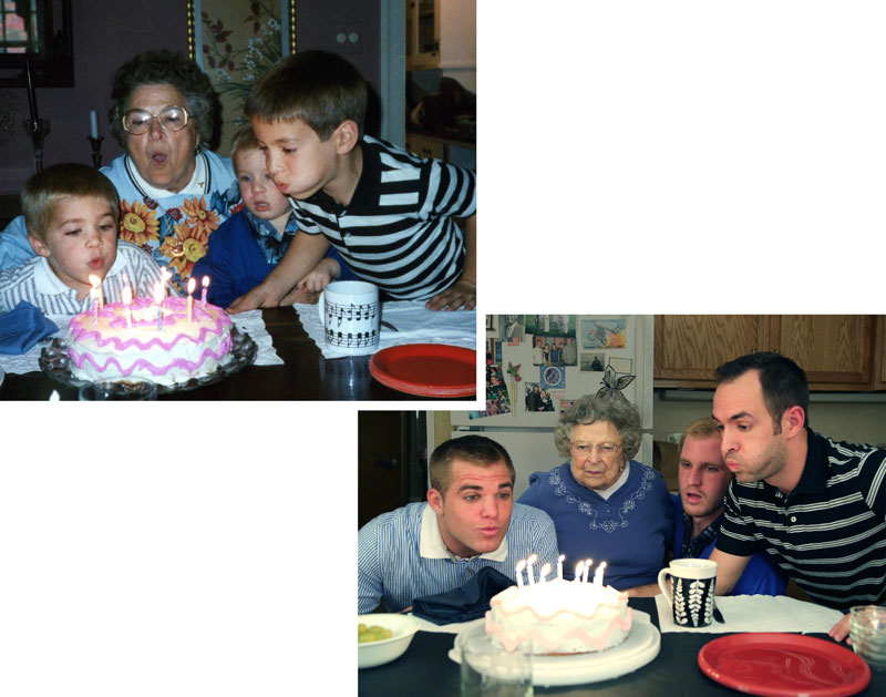 Three Brothers and their Dad Make a Calendar of Recreated Photos for Mom (8)