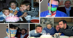 three brothers and their dad make a calendar of recreated photos for mom cover Three Brothers and their Dad Make a Calendar of Recreated Photos for Mom (cover)