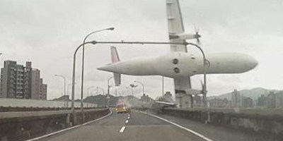 Chilling Dash Cam Footage Captures Taiwan Plane Crash