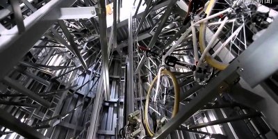 Inside Japan's Automated, Underground Bike Lockers