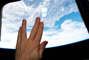 live long and prosper from iss space nasa live long and prosper from iss space nasa