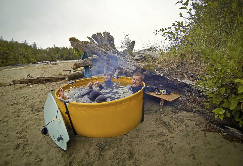 These Guys Built a Portable Hot Tub You Can Take on Your Next Adventure