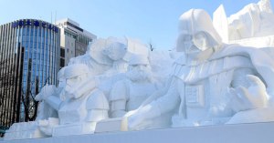 star wars darth vader snow sculpture japan cover star wars darth vader snow sculpture japan (cover)