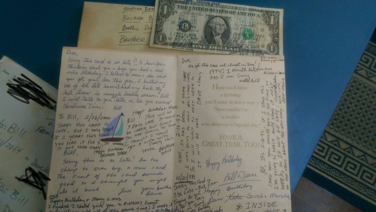 These Two Brothers Have Exchanged the Same Birthday Card Since 1987 (2)