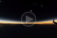 What March’s Total Solar Eclipse Looked Like from an Airplane Window