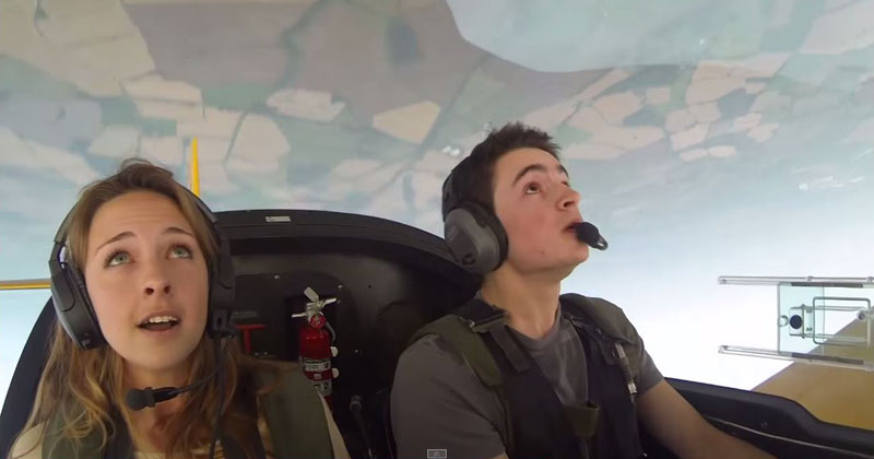 Aerobatics Pilot Takes His Friends for the Ride of a Lifetime