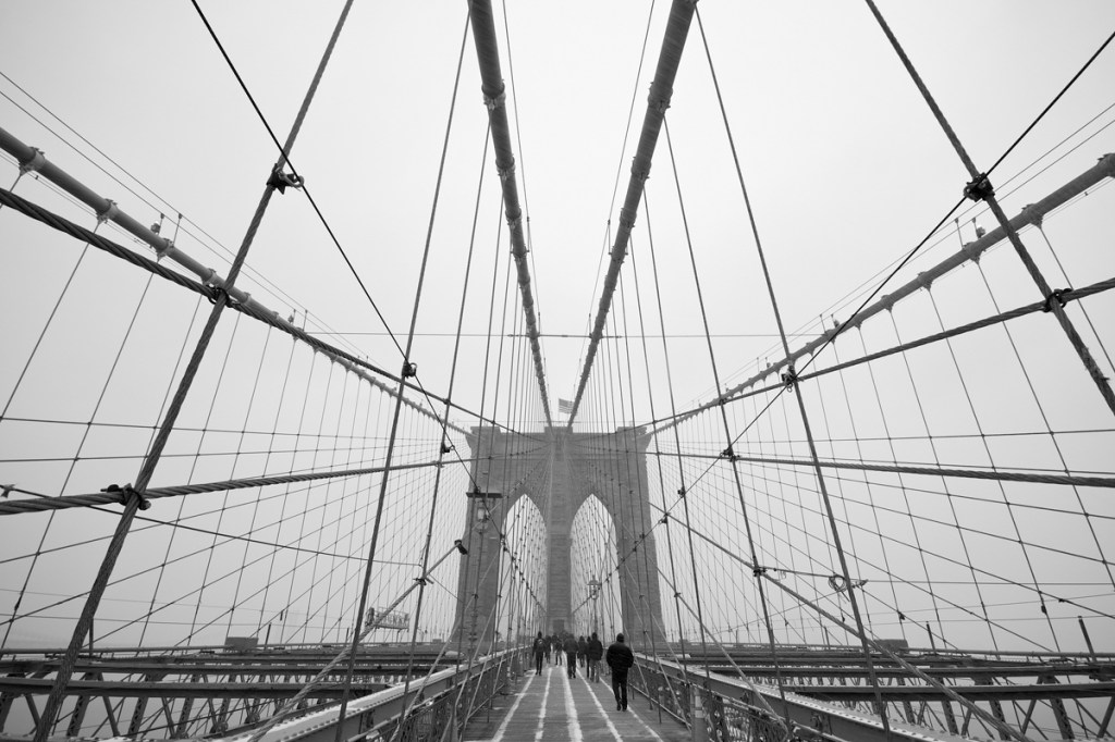 Picture of the Day: Brooklyn Bridge Symmetry