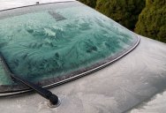 Picture of the Day: Frost on Windshield Looks Like Waves in an Ocean