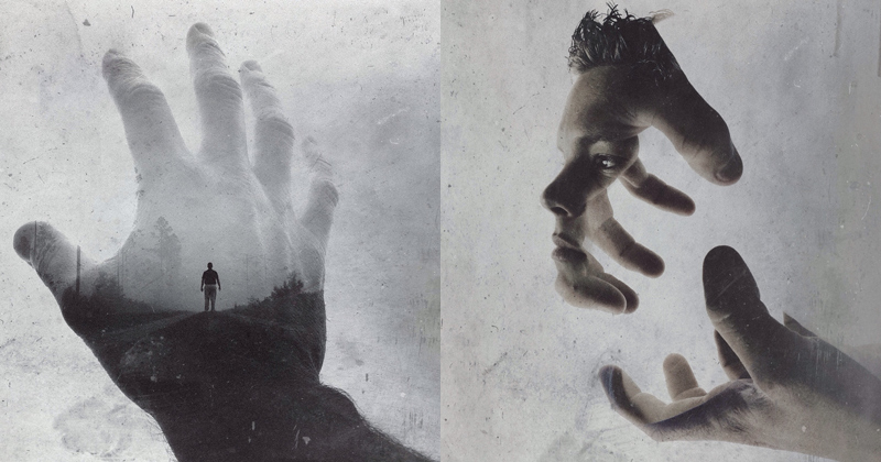 Father Shares Life Lessons with his Kids Through Powerful Double Exposures