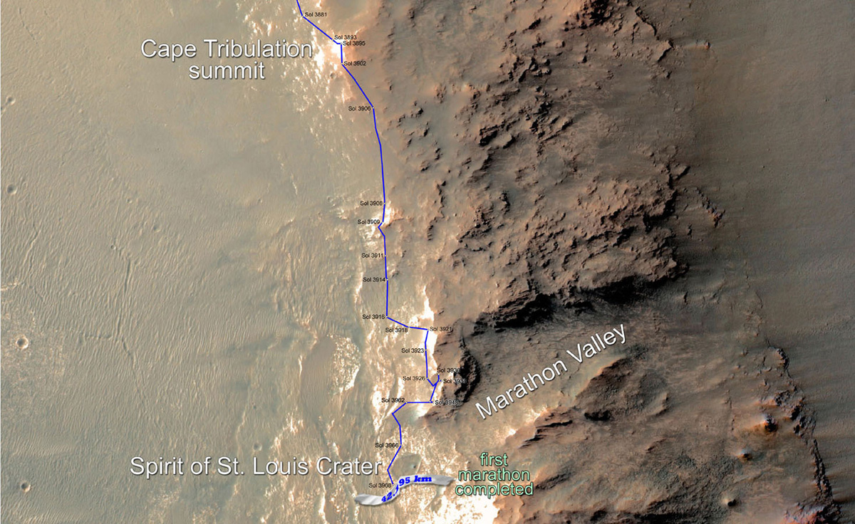 Mars Rover Completes 1st Ever Marathon on Another Planet (3)