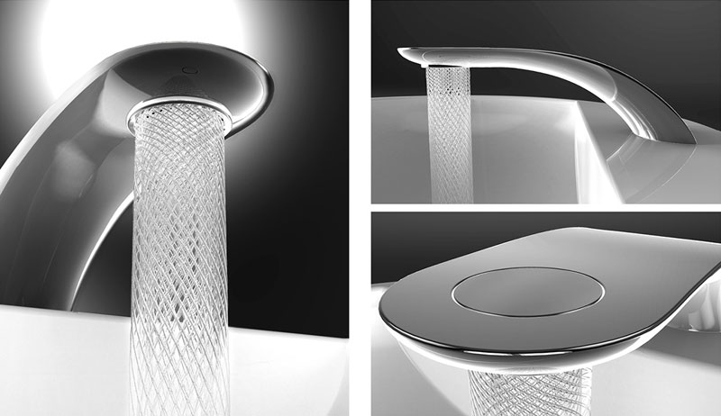simon qiu Designs Faucet that Saves and Swirls Water Into Amazing Patterns (2)