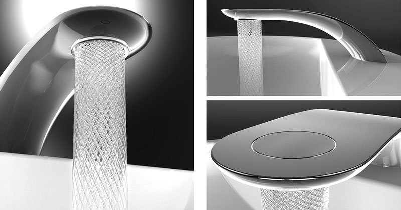 Student Designs Faucet that Saves and Swirls Water Into Amazing Patterns