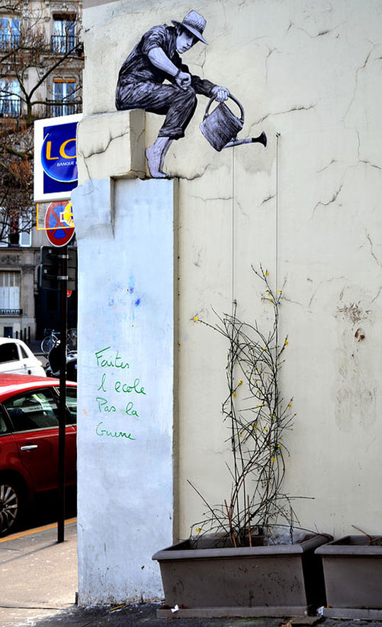 street art in paris by levalet (9)