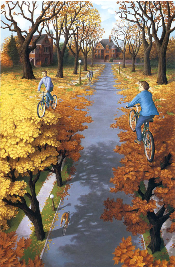 surreal optical illusion paintings by rob gonsalves (11)