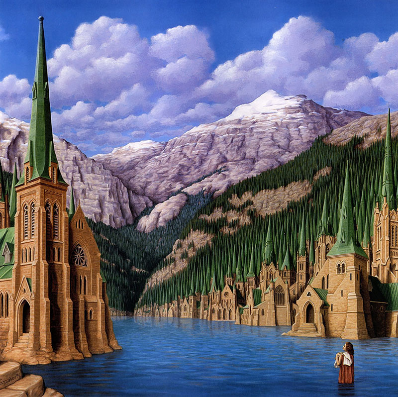 surreal optical illusion paintings by rob gonsalves (14)
