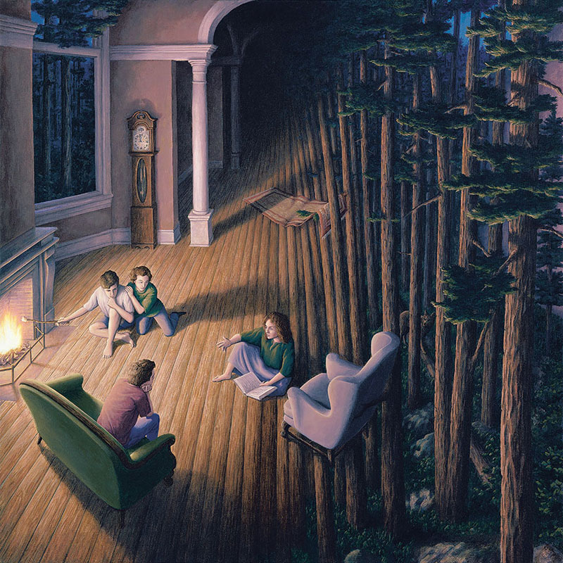 surreal optical illusion paintings by rob gonsalves (16)
