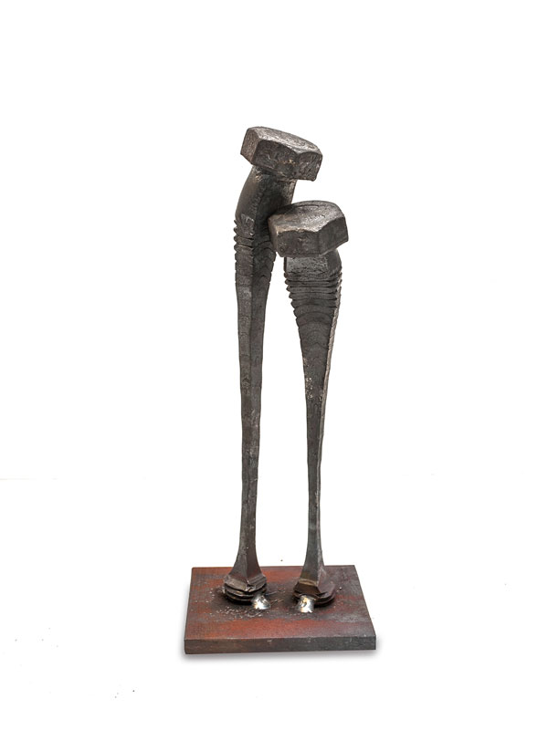 tobbe malm transforms steel bolts into evocative sculptures (5)