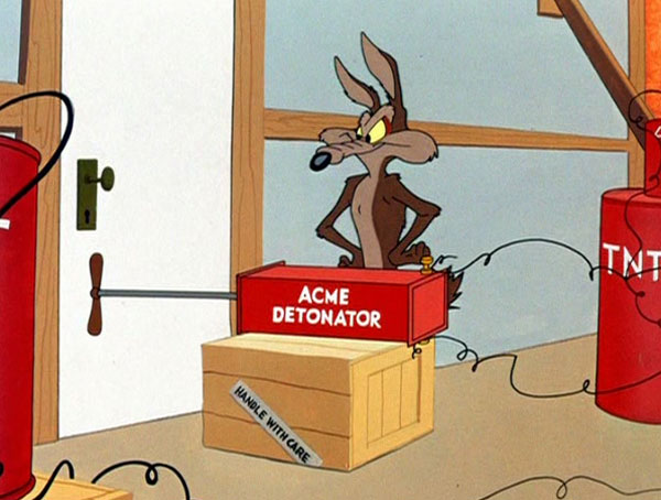 wile e coyote acme products Chuck Jones 9 Golden Rules for the Coyote and the Road Runner