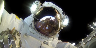 Astronaut Takes a GoPro for a Spacewalk